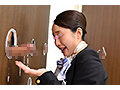 しごいてしゃぶってヌキまくり！！大手航空会社勤務の憧れのキャビンアテンダントが無数に生えた壁ち○ぽの即ヌキに挑戦！黒パンスト美脚CAかなえさん